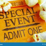 special event ticket stub